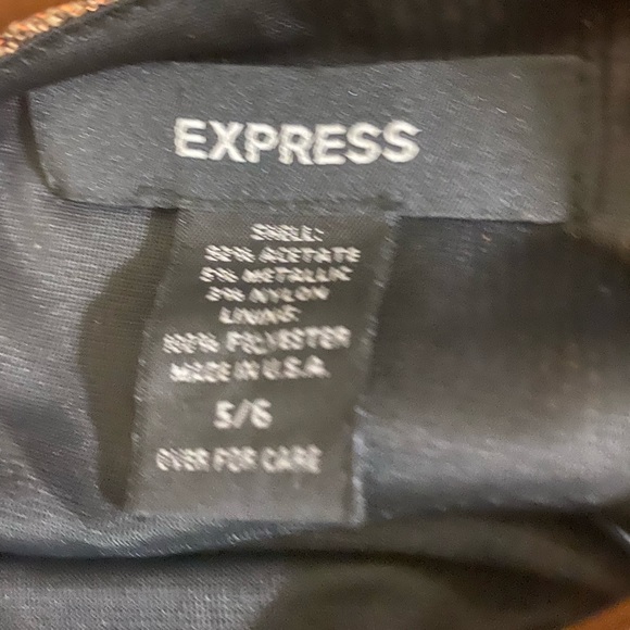 Express occasion dress with fringe and metallic shimmer. - Picture 2 of 16